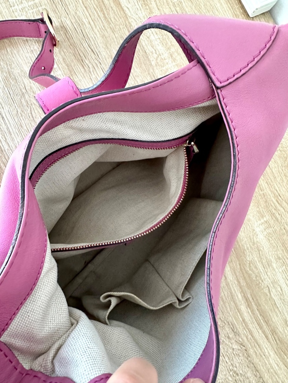 GUCCI Jackie Medium Hobo Bag - Wild Rose Leather - Pristine - Picture 11 of 14